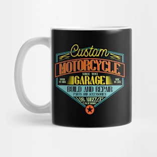 Custom Motorcycle Garage Los Angeles Mug